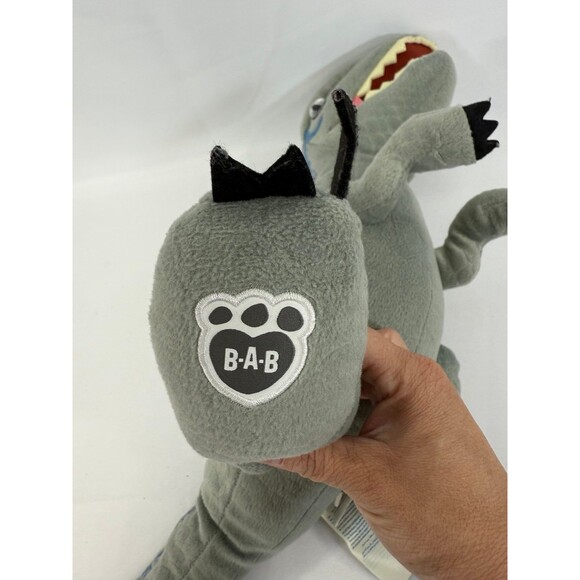 Blue Raptor Dinosaur Jurassic World Park Plush Build-A-Bear BAB 15" Velociraptor - Picture 8 of 9